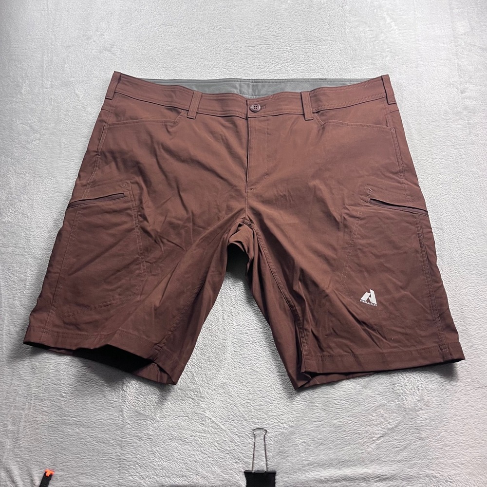 Eddie Bauer First Ascent Guide Shorts Mens 44 Brown Hiking Cargo Technical Trail